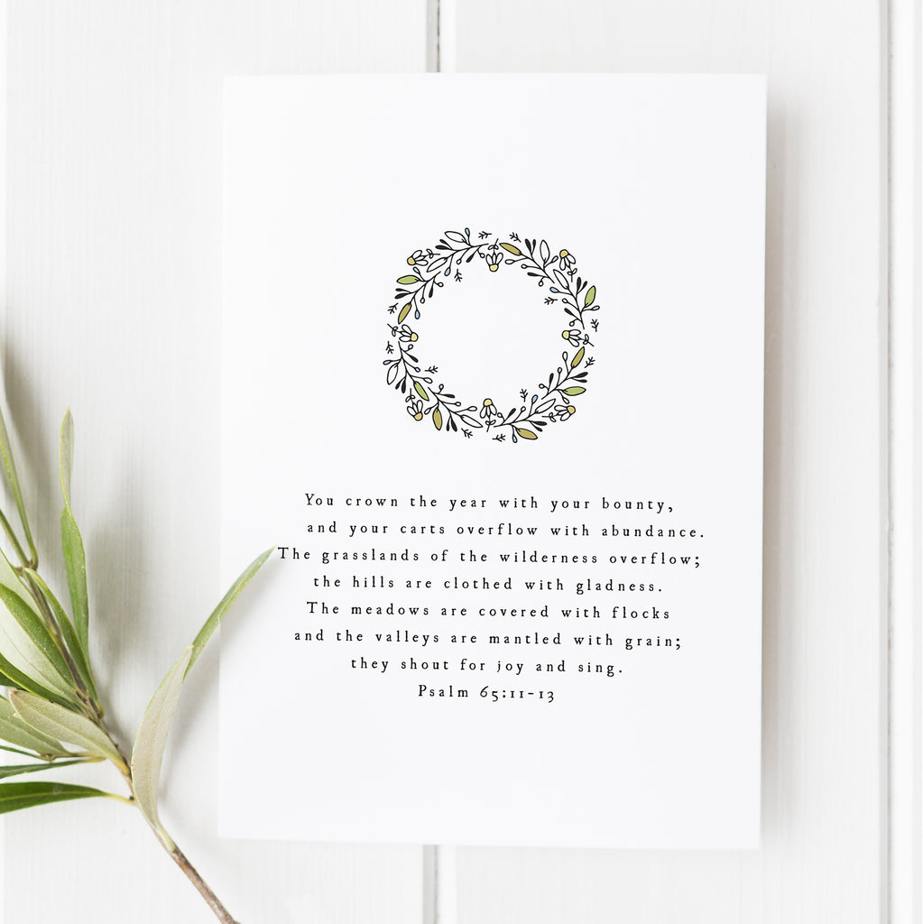 Psalm 65:11-13 - You Crown the Year With Bounty