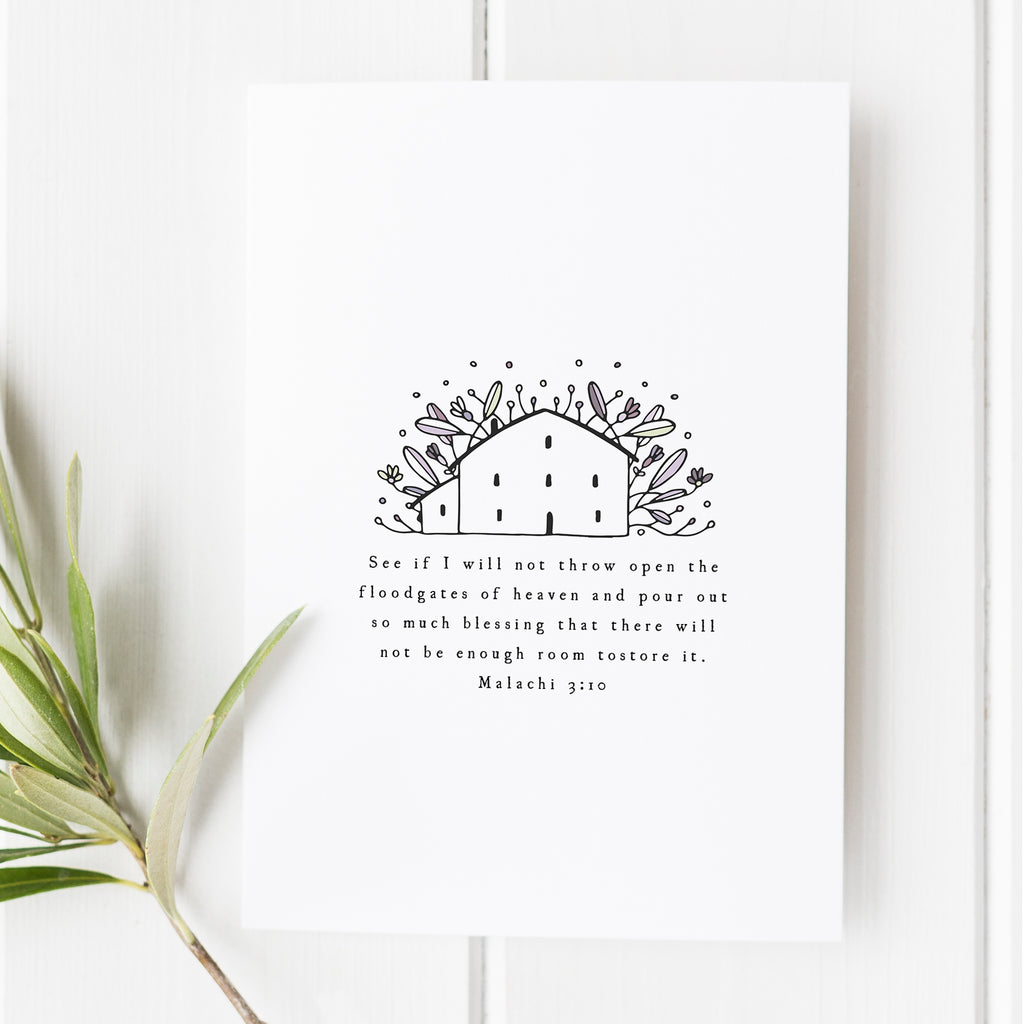 Malachi 3:10 - See if I will not throw open the floodgates - No. 2