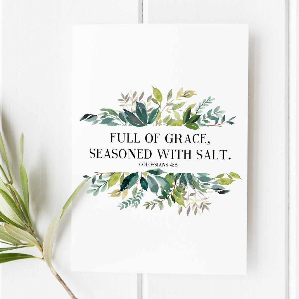 Colossians 4:6 - Full of Grace