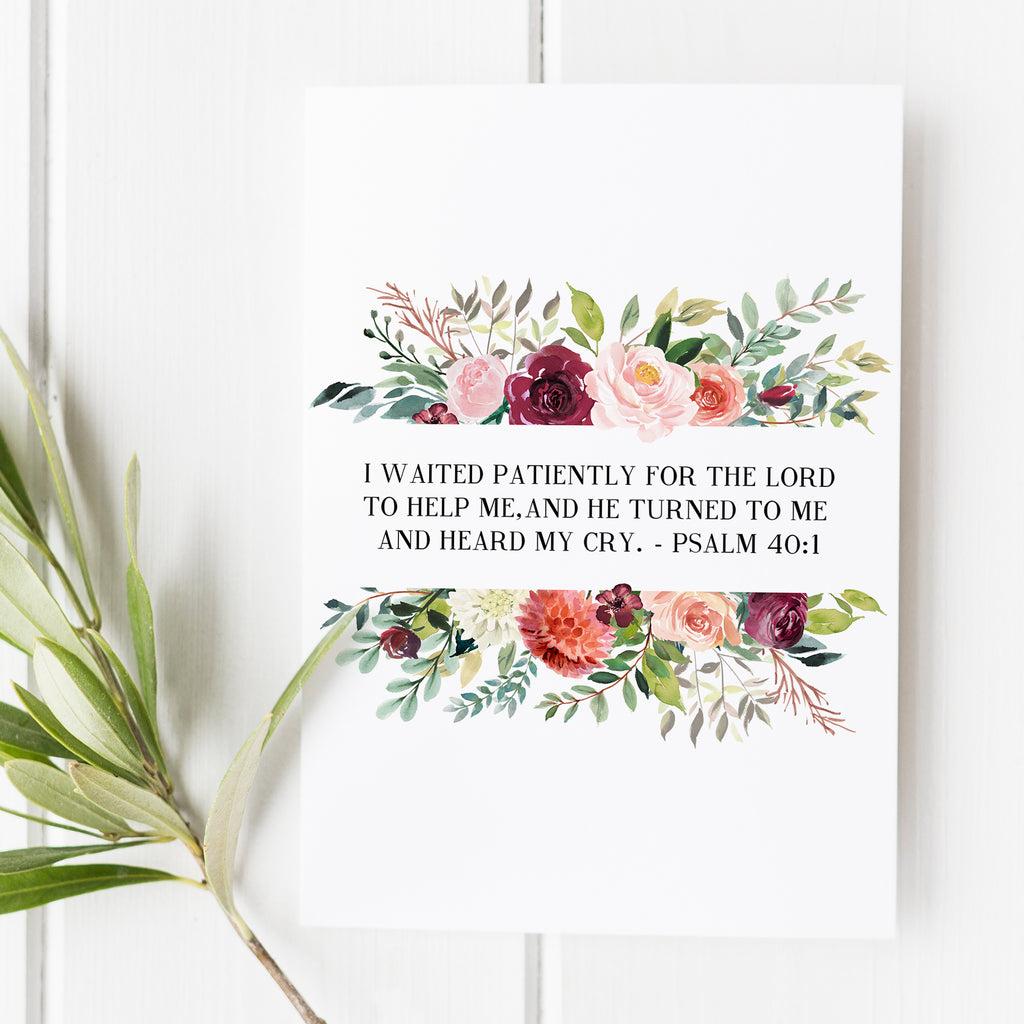 Psalm 40:1 - I Waited Patiently For the Lord