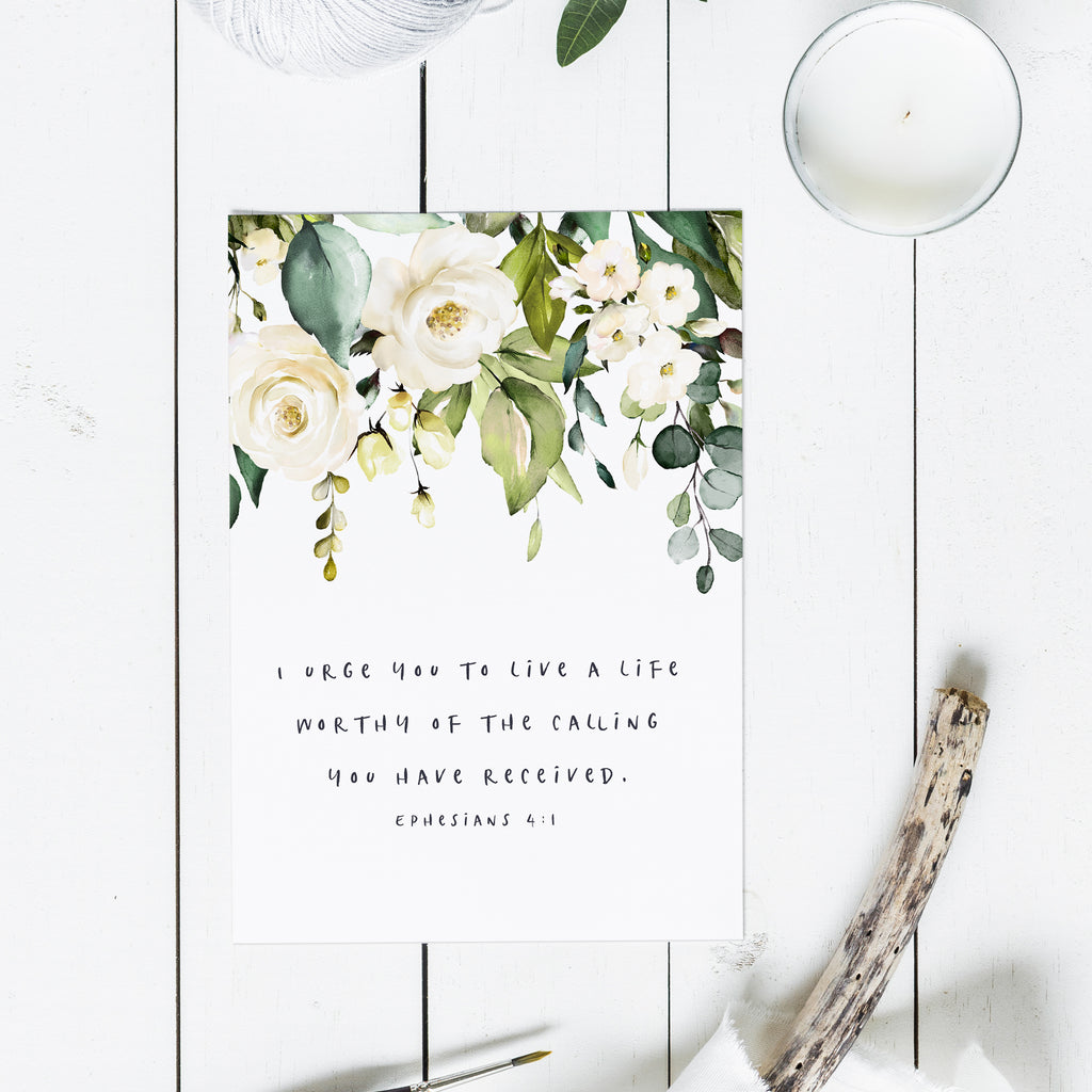 Ephesians 4:1 - I Urge you to Live