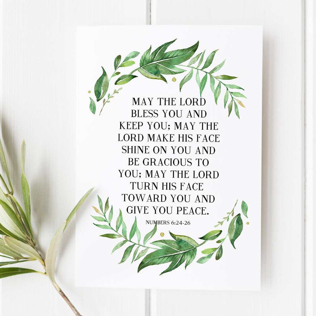 Numbers 6:24-26 - May the Lord Bless You - No. 2
