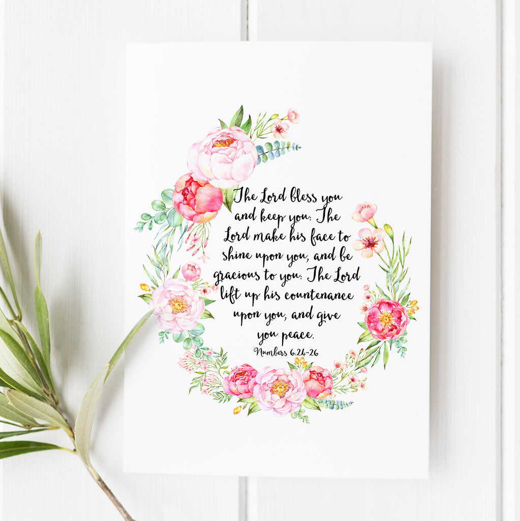 Numbers 6:24-26 - May the Lord Bless You - No.5