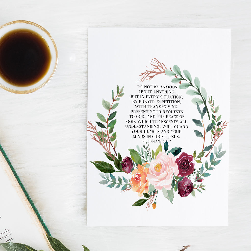 Philippians 4:6-7 - Do Not Be Anxious About Anything - No. 4