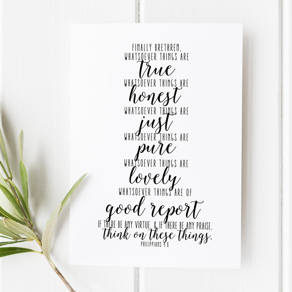 Philippians 4:8 - Whatsoever Things are True - No. 2