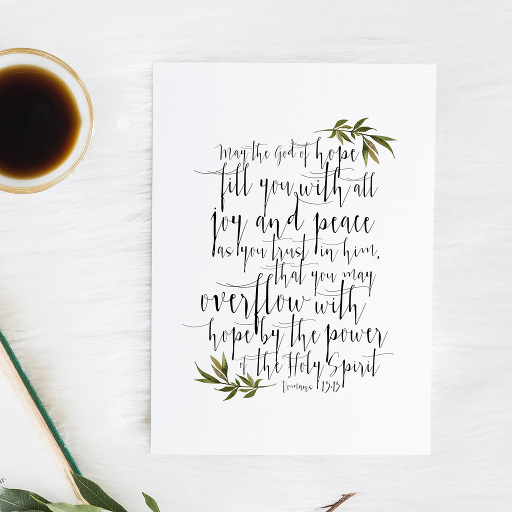 Romans 15:13 - May The God of Hope