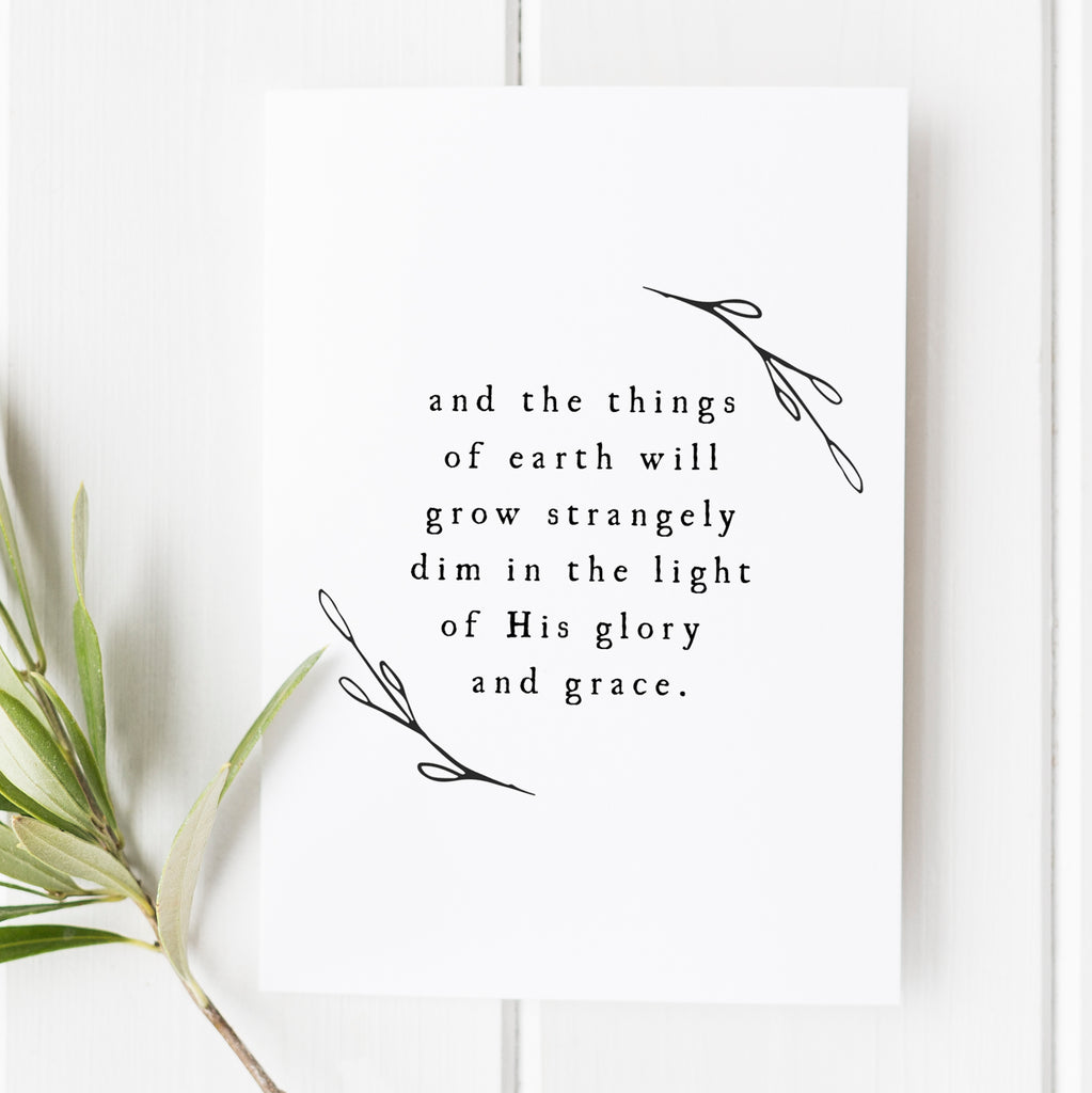 And The Things of Earth - Turn Your Eyes Upon Jesus