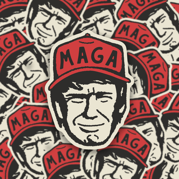 STICKER - Donald Trump MAGA Sticker No. 4 - Red MAGA