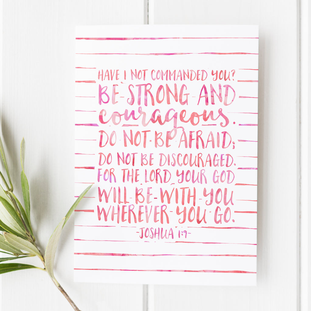 Joshua 1:9 - Have I Not Commanded You - No. 1