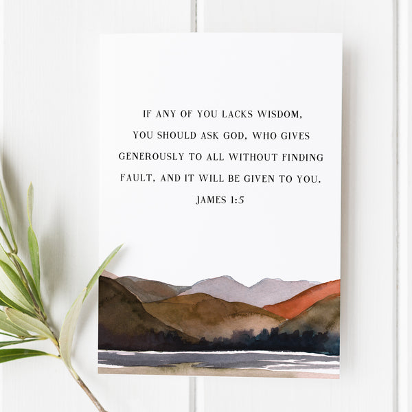 James 1:5 - If Any of You Lacks Wisdom