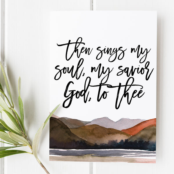 Then sings my soul - How Great Thou Art