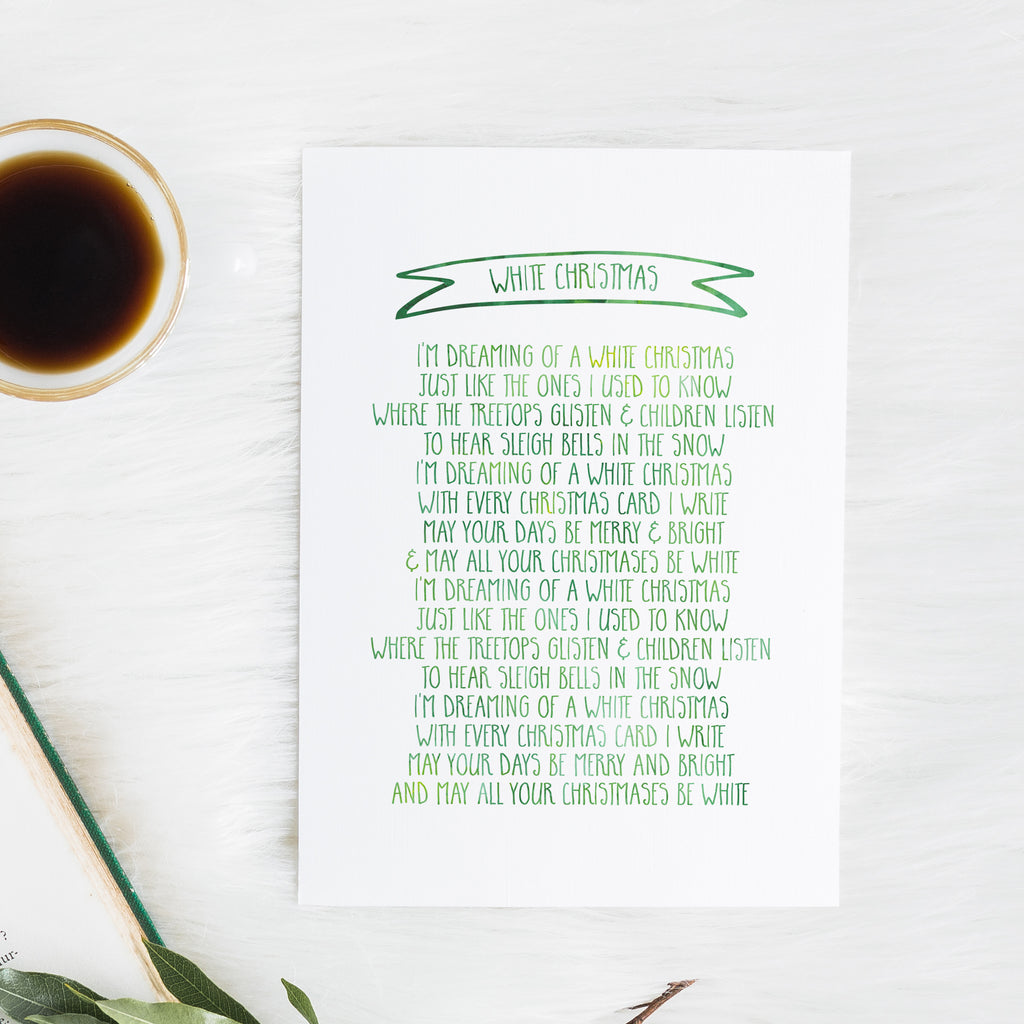 christmas carol no. 7 - white christmas