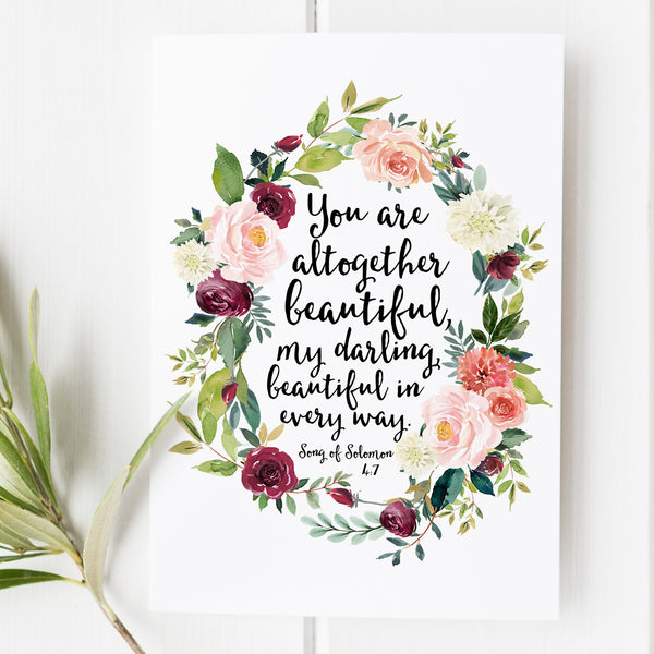 Song of Solomon 4:7 - You Are Altogether Beautiful
